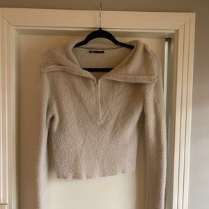Zara knit quarterzip